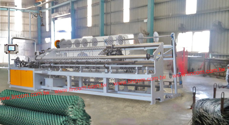 Automatic chain link fencing machine (fencing jali).