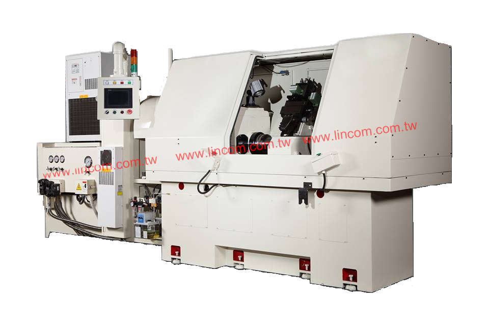 Friction welding machine. No electric arc, spark, smog, or toxicant generated because no fuel or filling material is needed at the time of processing.