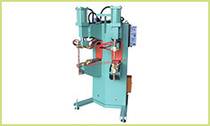 Automatic pneumatic spot welder.