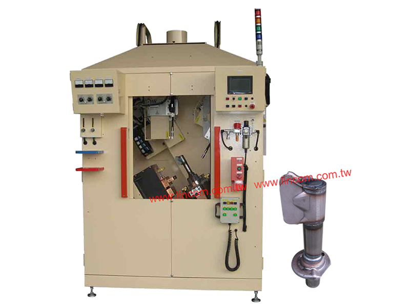 Shock-absorber auto welder, 6 axle servo auto position.