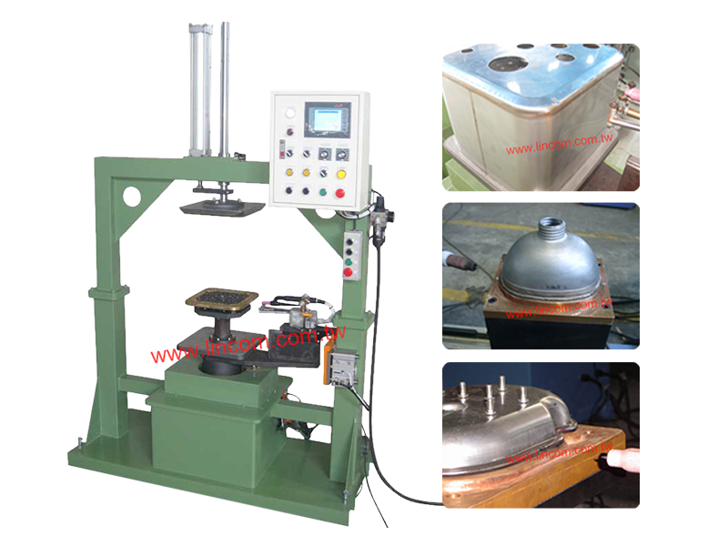 Argon auto welder, swivel gun type.