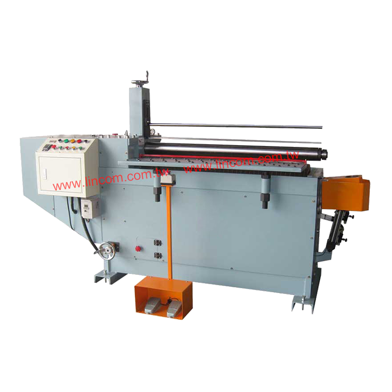 Two roll bender for ducting.