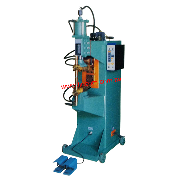 Automatic pneumatic spot welder, digital controlled for high precision.