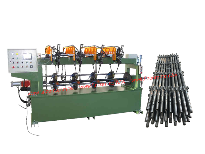 Co2 auto welder for scaffolding stud support welding, nine torches type welding machine.