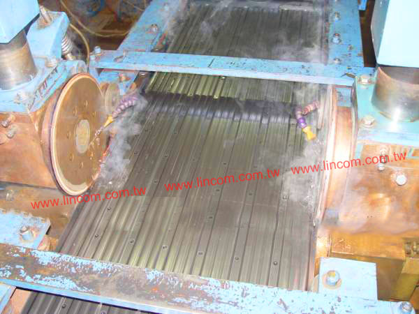 Circuit transformer panel making line.