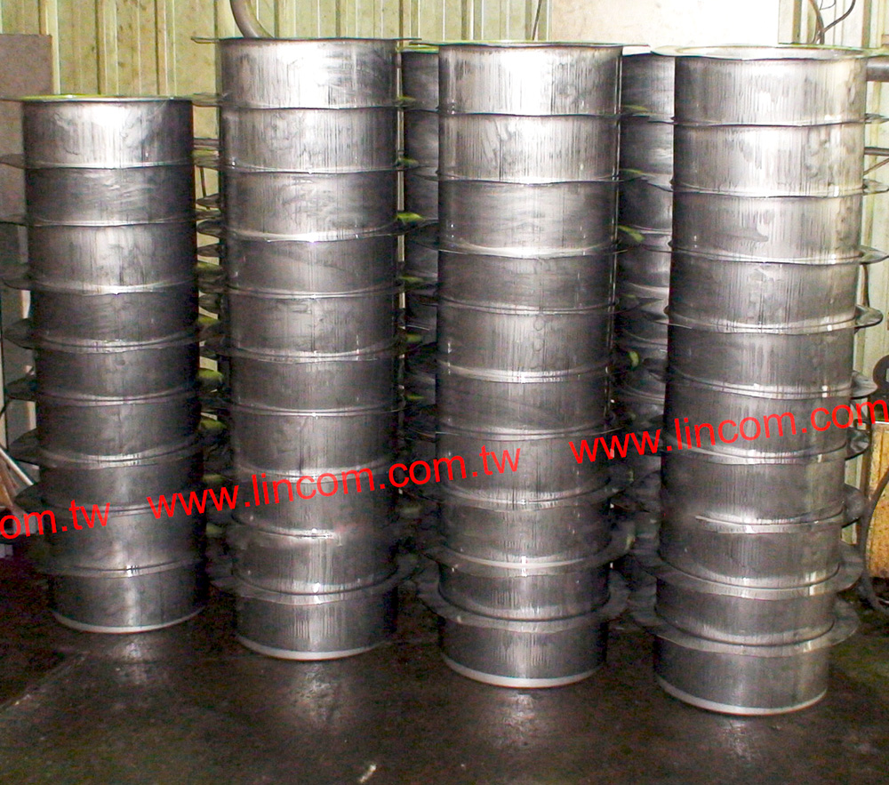 Inner tank making equipment: decoiler, blanking machine, trimmer, tank expander & welder, assembly machine, co2 welder.