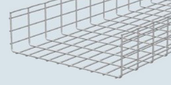 Different sizes of wire cable tray 3d detail drawing.