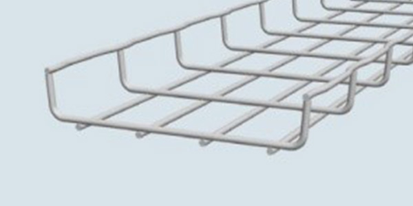Different sizes of wire cable tray 3d detail drawing.