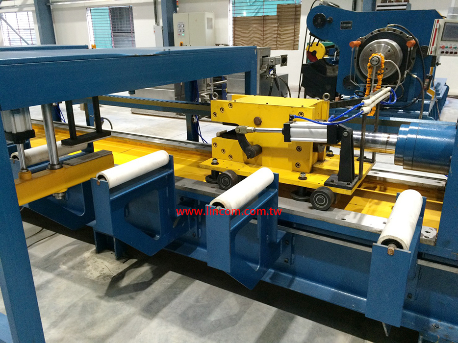 Copper bus bar, aluminum bus bar hydraulic type automatic drawing machine: automatic drawing, straightening & cutting machine