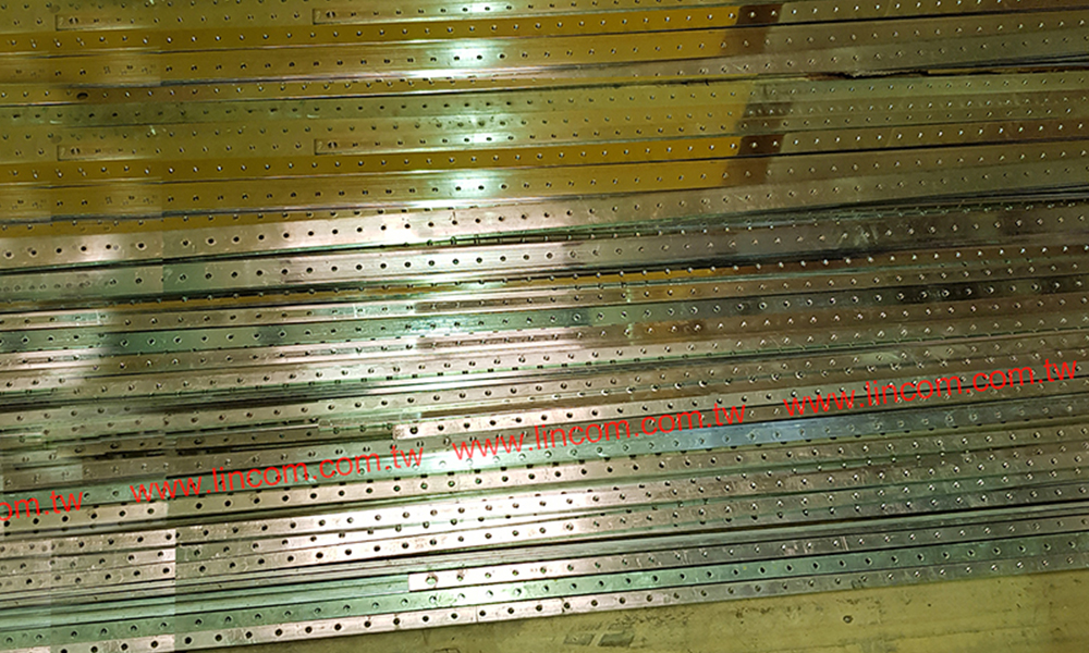 Hanging type tin plating surface treatment finished end product. Whole plant equipment made in Taiwan.