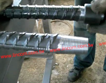 Threading machine & cutting machine for rebar. Made in Taiwan machine.